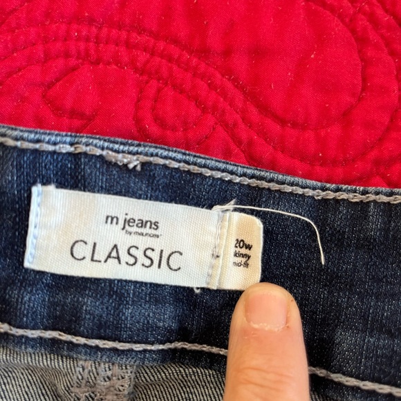 Maurice’s classic Jean 20W skinny mid fit X-long - Picture 3 of 7